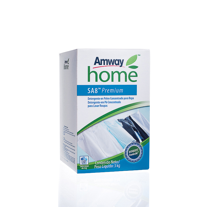 SA8™ Premium Detergente em Pó Concentrado Amway Home™ 3 Kg