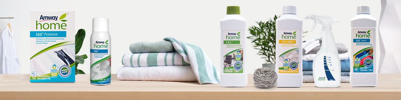 SA8™ Premium Detergente em Pó Concentrado Amway Home™ 3 Kg